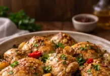 Pollo al ajillo