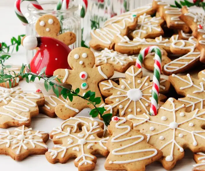 Galletas navideñas de jengibre y cardamomo