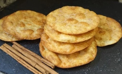 Tortas fritas sin grasa