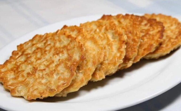 Tortitas de avena y plátano