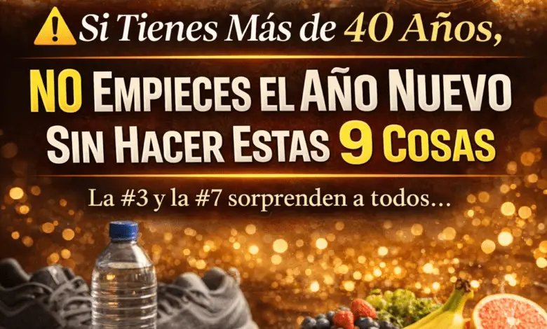 Si Tienes Más de 40 Años, NO Empieces el Año Nuevo Sin Hacer Estas 9 Cosas 1