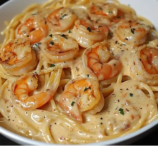 Espagueti con Camarones a la Crema – Una Receta para Enamorarse al Primer Bocado