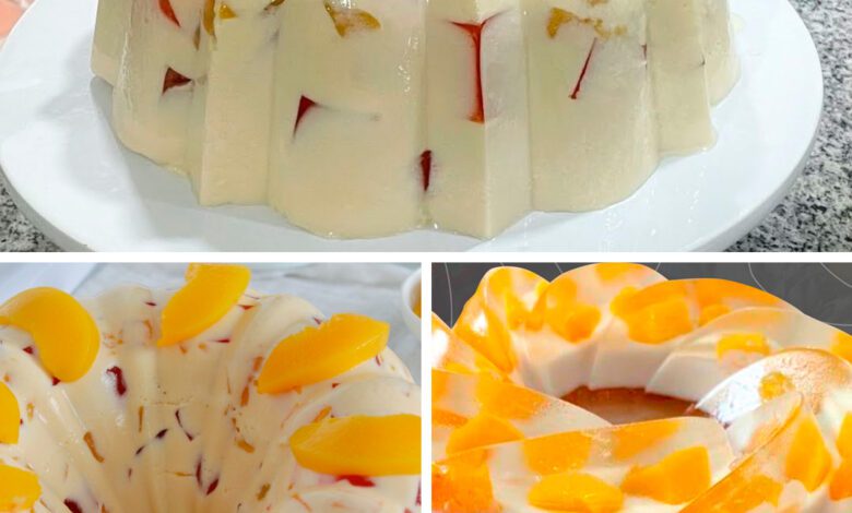 Gelatina de Durazno Casera 1