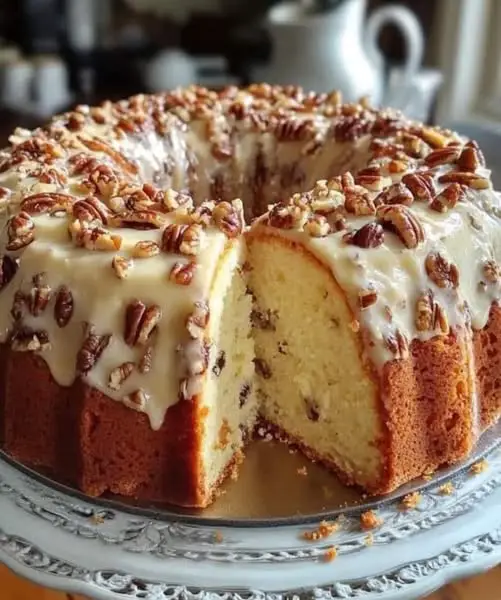 🧁 Bizcocho de Mantequilla y Nueces de la Vieja Escuela