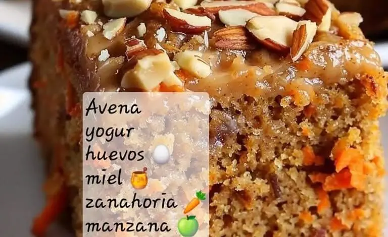 Torta de Avena y Zanahoria – El pastel que te cuida mientras te consiente 1