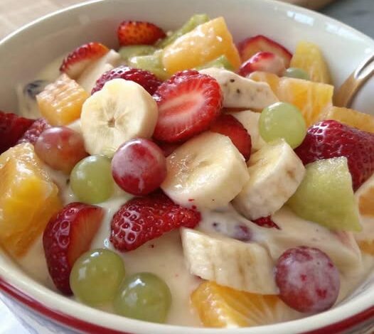 Ensalada de Frutas Cremosa 1