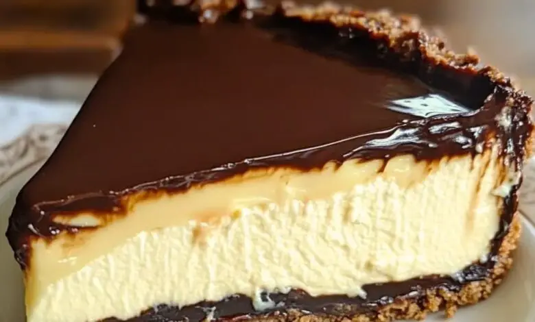 Cheesecake Estilo Boston Cream Pie 1