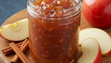 MERMELADA DE MANZANA Y CANELA SIN AZÚCAR 9