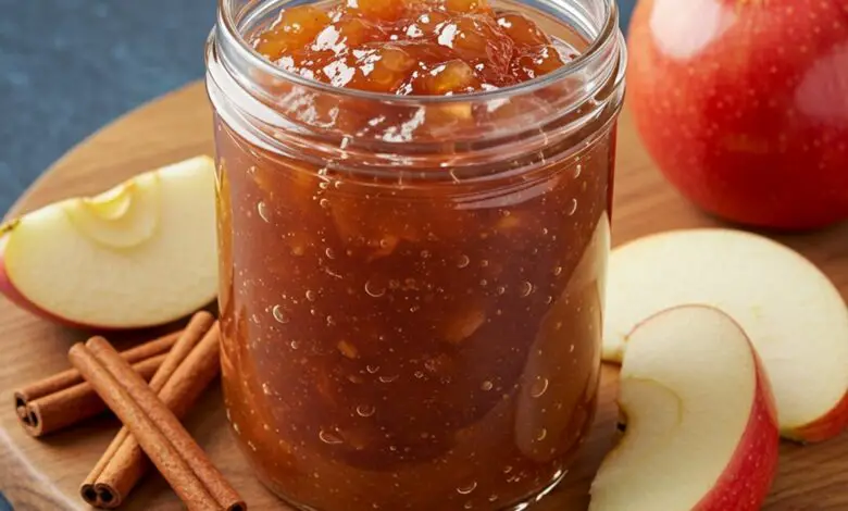 MERMELADA DE MANZANA Y CANELA SIN AZÚCAR 1