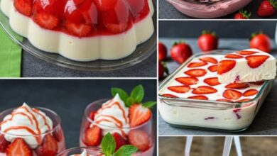 Postres de Fresa que Aparecen en la Imagen 10