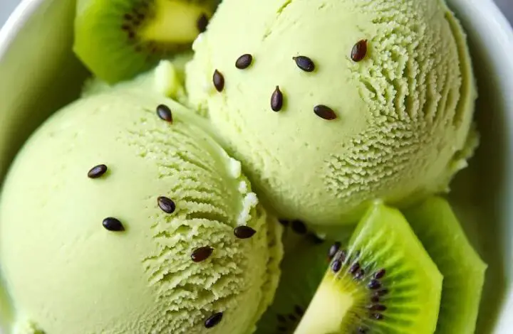 Helado de Kiwi Casero 1
