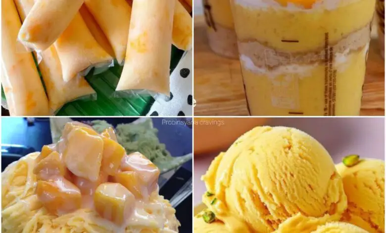 Helado Casero con Sabor a Mango 1