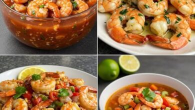 TE ENSEÑO 4 EXQUISITAS RECETAS CON CAMARONES 7