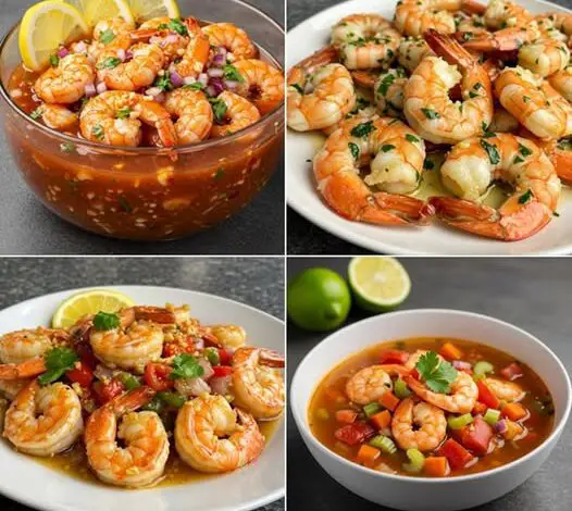 TE ENSEÑO 4 EXQUISITAS RECETAS CON CAMARONES 1