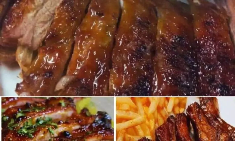 Costillas de Cerdo a la BBQ estilo casero 1