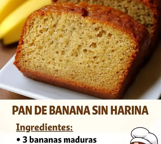 PAN DE BANANA SIN HARINA 1