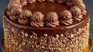 Pastel Ferrero Rocher 10