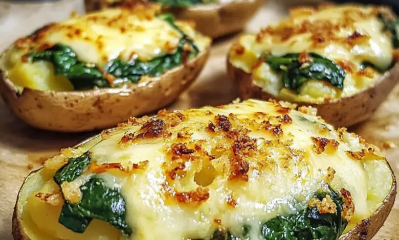 Papas al Horno con Espinacas 1