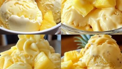 HELADO DE PIÑA CASERO SIN HARINA NI AZÚCAR REFINADA 4