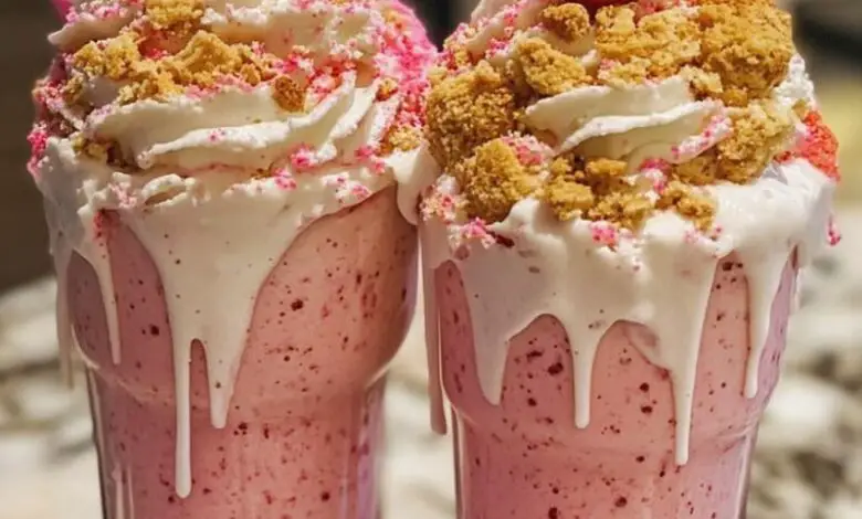 Milkshake de Fresa: ¡Un batido que roba corazones! 1