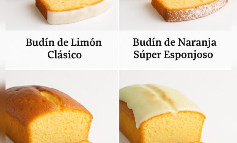 E ENSEÑO 4 EXQUISITAS RECETAS DE BUDINES CÍTRICOS 1