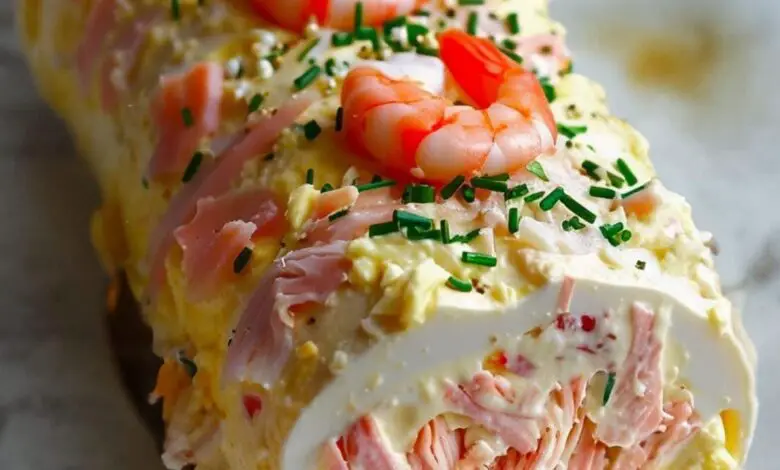 Pionono Salado de Mariscos y Jamón: Una Delicia Fría para Sorprender y Enamorar 1