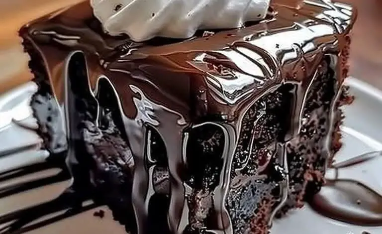 Pastel de Chocolate Caliente con Fudge 1