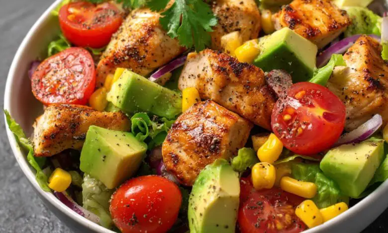 ENSALADA DE POLLO Y AGUACATE: FRESCA, COMPLETA Y DELICIOSA 1