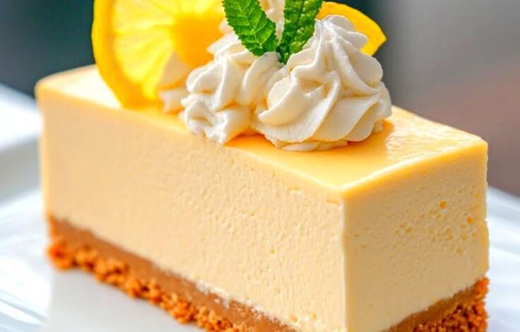 Cheesecake de Limón Sin Horno 1