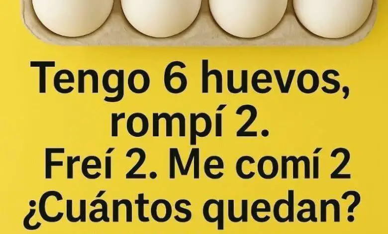¡El acertijo de los 6 huevos que confunde al 99% de las personas! 1