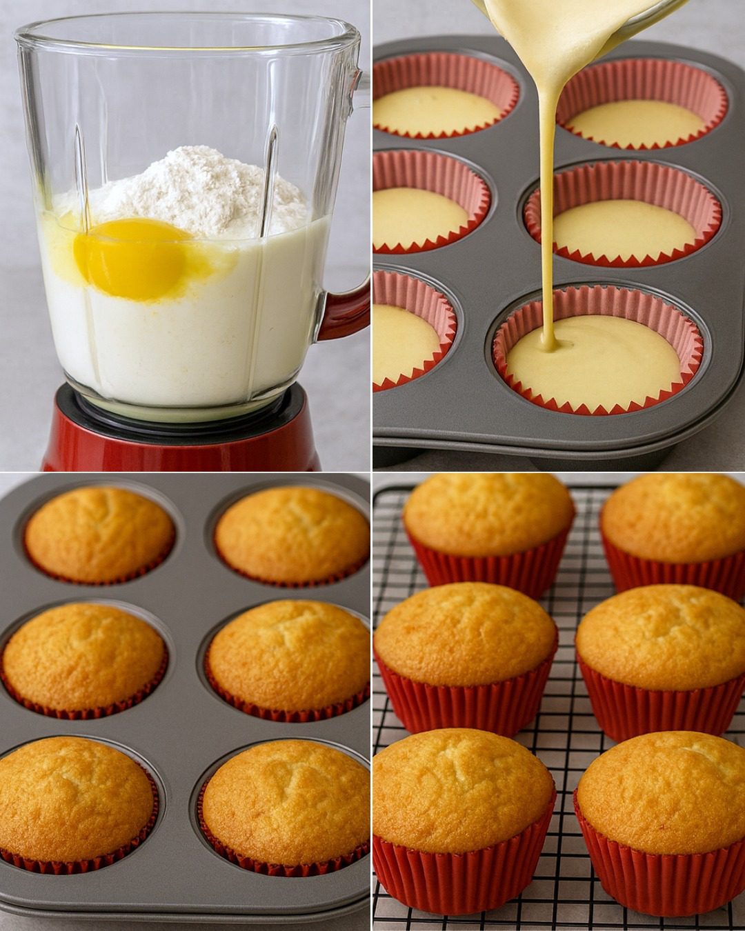 Mantecadas Fáciles en Licuadora