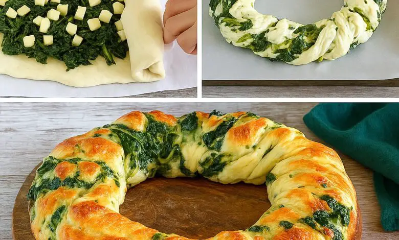 Rosca Salada con Queso y Brócoli 1