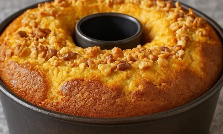 PASTEL CASERO DE NARANJA Y NUECES 1