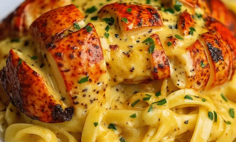 Lobster Alfredo Pasta 1