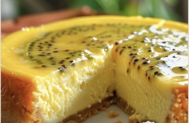 CHEESECAKE DE MARACUYÁ (SIN HORNO) 1
