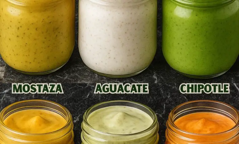 Te dejo mis 6 recetas Salsas Caseras y Cremosas 1