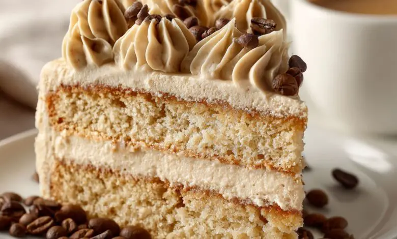 Torta de Café con Crema de Café 1