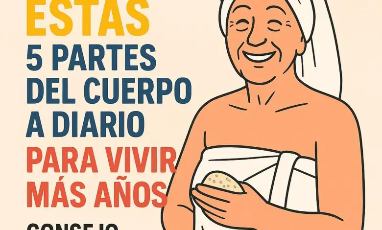 Lava estas 5 áreas del cuerpo que suelen pasarse por alto a diario para mantenerte fresco, saludable y lleno de energía después de los 60 1
