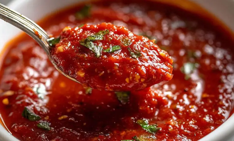 Salsa Casera para Pizza 1