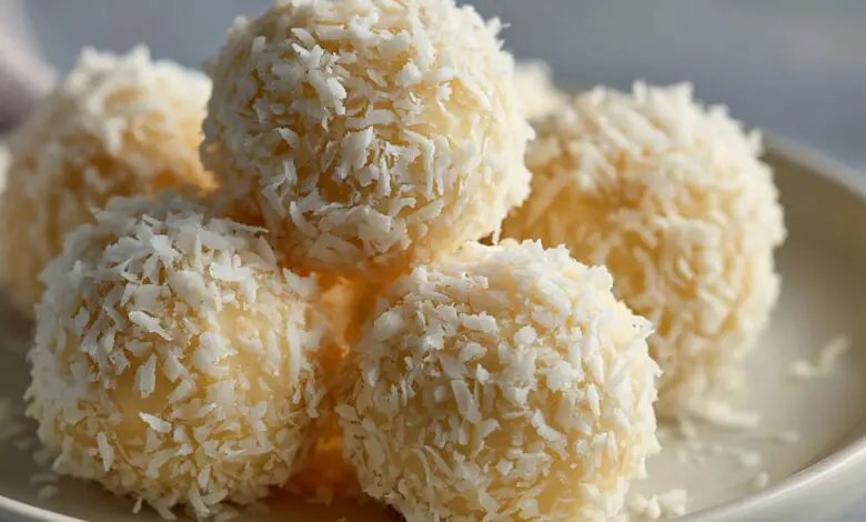 Trufas de Coco y Chocolate Blanco 1