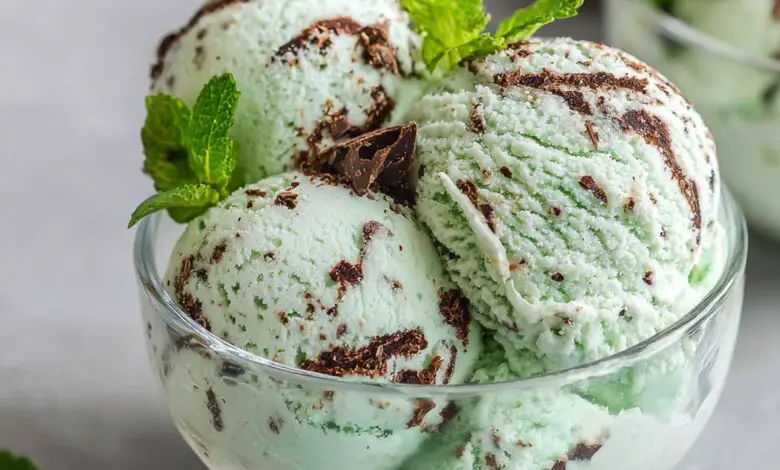 Helado de Menta con Chocolate 1