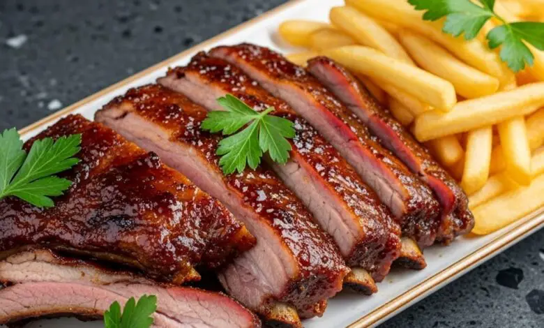 COSTILLAS DE CERDO A LA BBQ 1