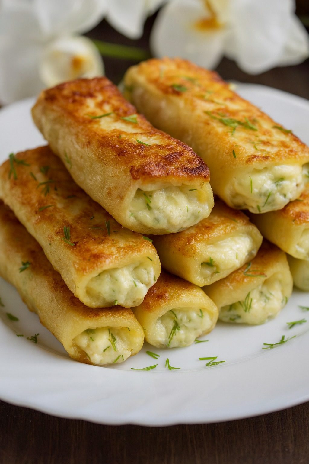 Crepes Rellenos de Mozzarella