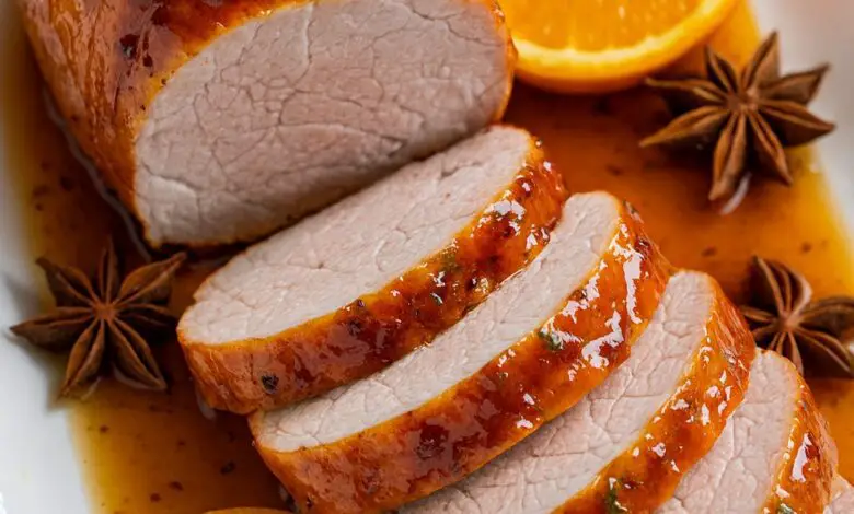 Lomo Glaseado en Salsa de Naranja 1