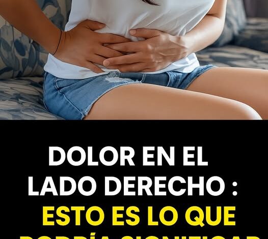 ¿Qué significa un dolor en el lado derecho del cuerpo? Las causas más comunes y cuándo debes preocuparte 1