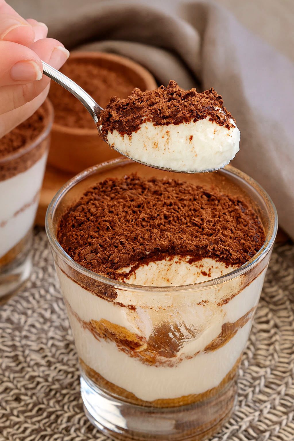 Vasitos de Tiramisú Rápidos