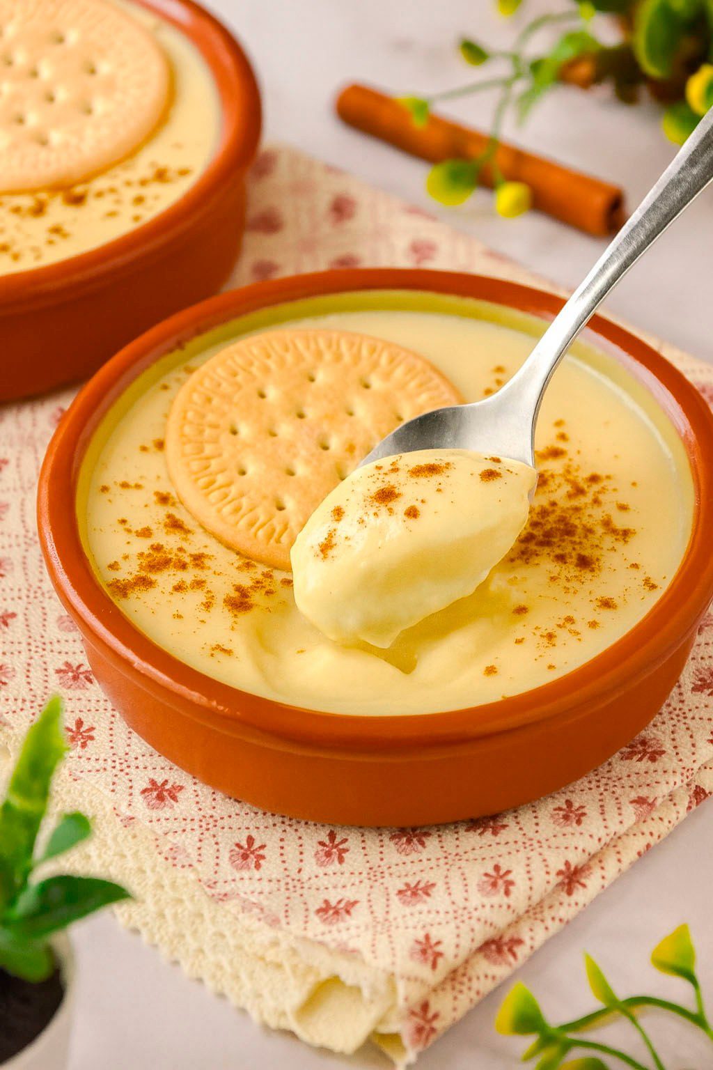 Natillas con Galletas