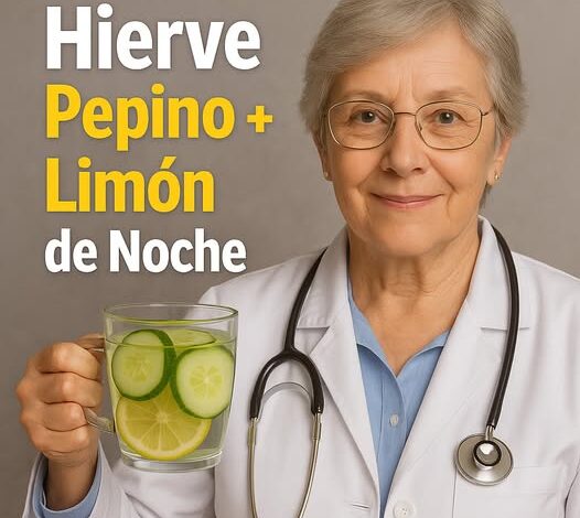 Hierve Pepino con Limón y Bébelo de Noche: El Secreto Natural que Limpia y Revitaliza tu Cuerpo 1