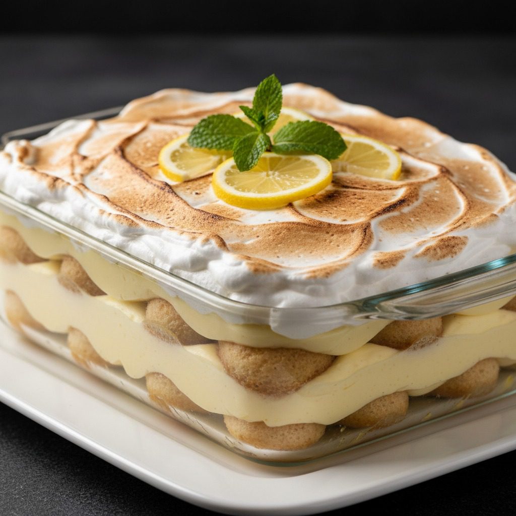 Tiramisú Frío de Limón