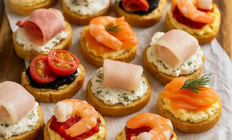 Canapés Rápidos: Los Bocaditos Más Fáciles, Elegantes y Deliciosos 1